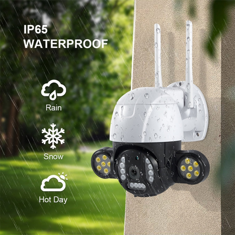 QX55 3.0 Million Pixels IP65 Waterproof 2.4G Wireless IP Camera, Support Motion Detection & Two-way Audio & Night Vision & TF Card, EU Plug, QX55 QX55 3.0 Million Pixels IP65 Waterproof 2.4G Wireless IP Camera, Support Motion Detection & Two-way Audio & Night Vision & TF Card, EU Plug, QX55